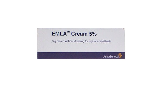 emla cream without dressing dispensing pack 5g