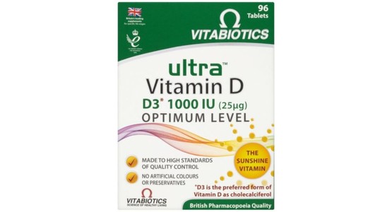 Vitabiotics Ultra D3 Tablets Pack Of 96