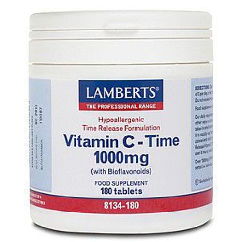 Lamberts Vitamin C Time with Bioflavonoids Tablets 1000mg Pack of 180