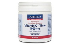 Lamberts Vitamin C Time with Bioflavonoids Tablets 1000mg Pack of 180