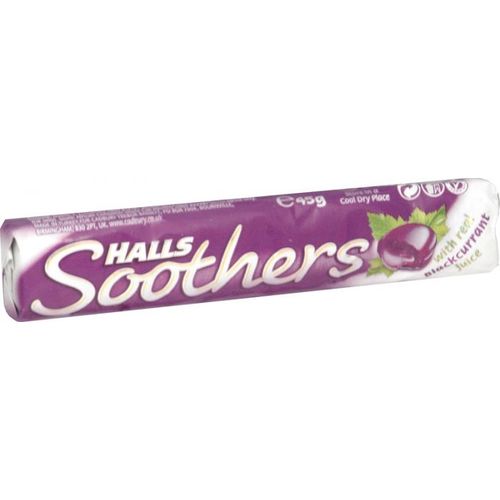 Halls Soothers Blackcurrant Flavour Pack of 10