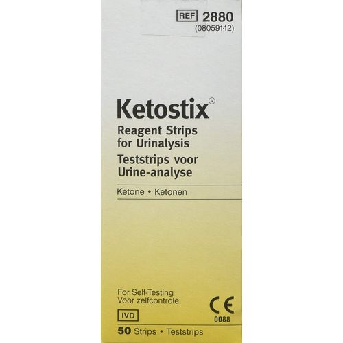 Ascensia Ketostix Plastic Strips Pack of 50