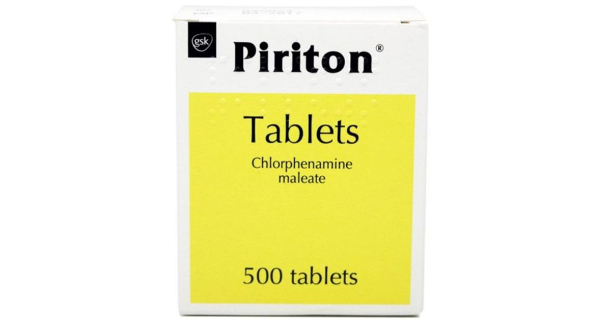 Piriton Allergy Tablets Pack of 500