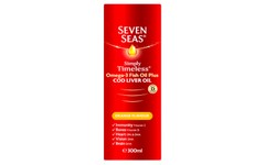 Seven Seas Simply Timeless Omega 3 + Cod Liver Oil Orange Syrup 300ml