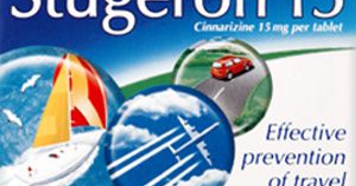 Stugeron Travel Tablets Pack of 15