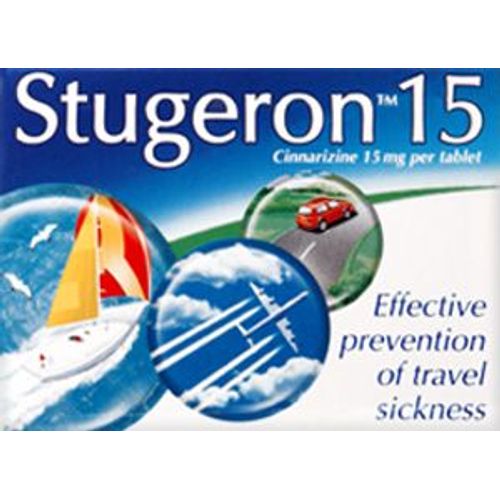 Stugeron Travel Tablets Pack of 15