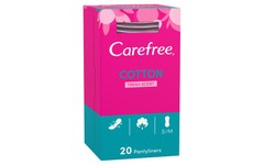 Carefree Normal Pantyliners Cotton Fresh Scent Pack of 20