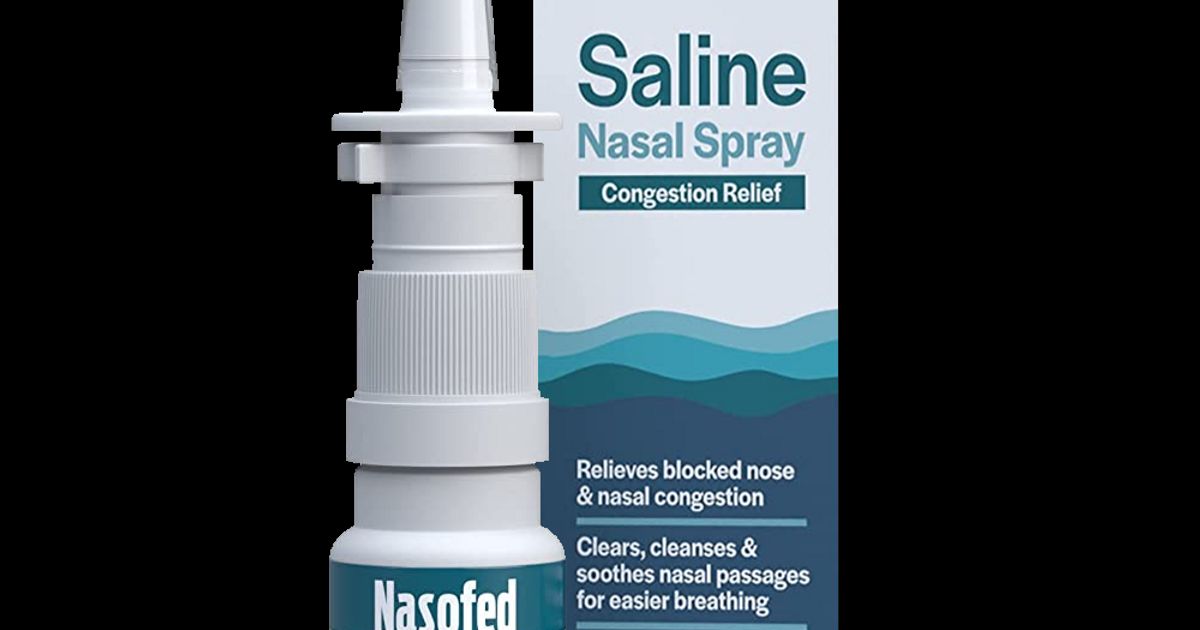 Nasofed Relief Saline Nasal Spray for Congestion Relief 15ml