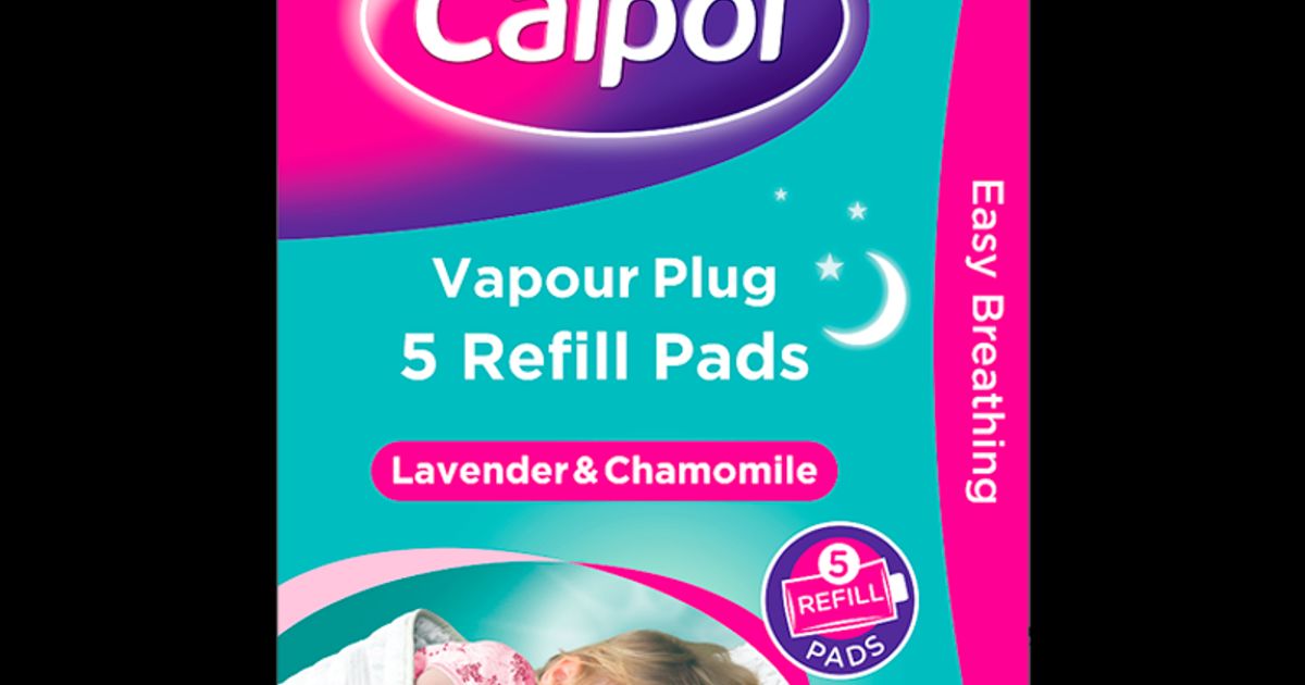 Calpol Vapour Plug Lavender & Chamomile 3+ Months Refill Pads Pack of 5