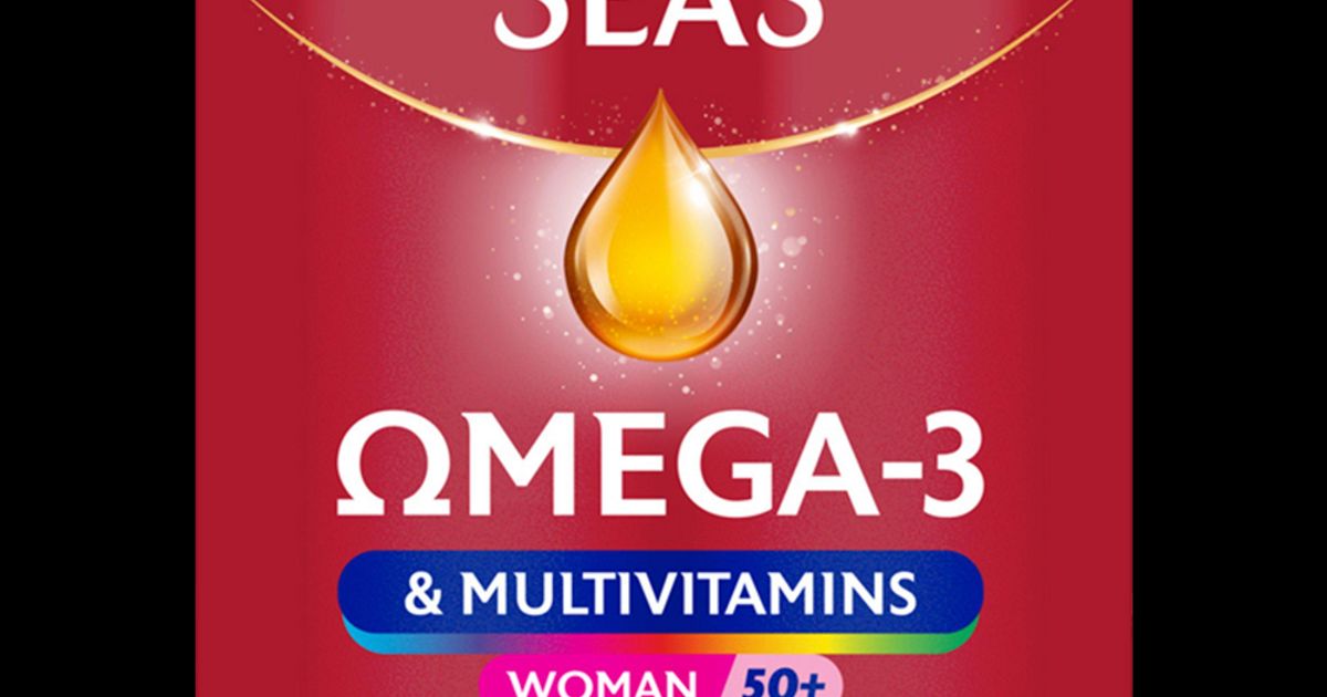 Seven Seas Omega 3 & Multivitamins Woman 50+ Pack of 30 Duo
