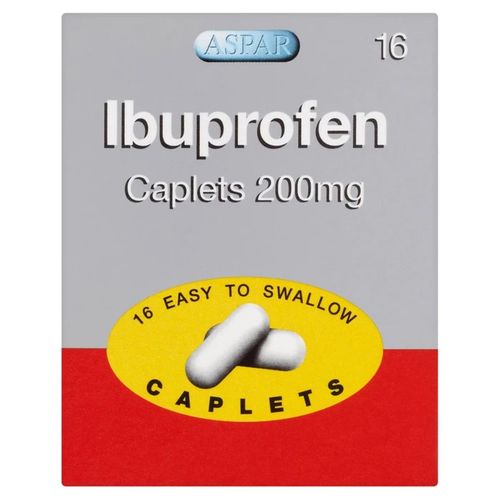 Ibuprofen Caplets 200mg Pack of 16