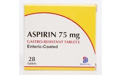 Aspirin 75mg Gastro-Resistant Tablets Pack of 28