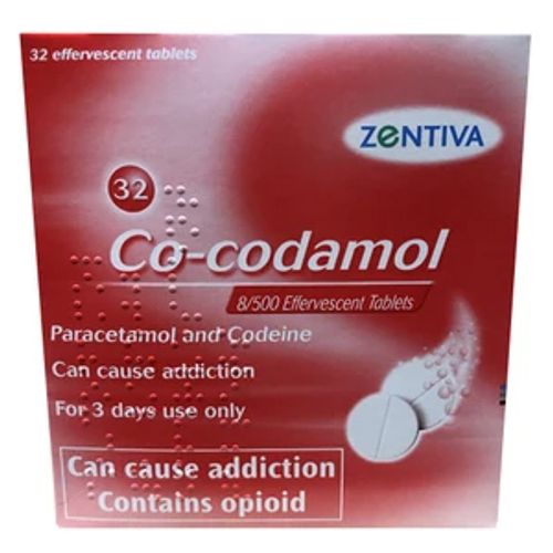 Co-codamol Effervescent Tablets Pack of 32