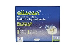 Cetirizine Hydrochloride Tablets Pack of 30 x 3 (Includes FREE Kleenex Pocket Tissues*)