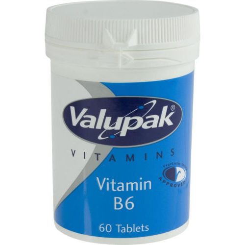 Valupak Vitamin B6 10mg Tablets Pack of 60