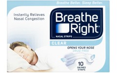 Breathe Right Nasal Strips Small/Medium Clear Pack of 10