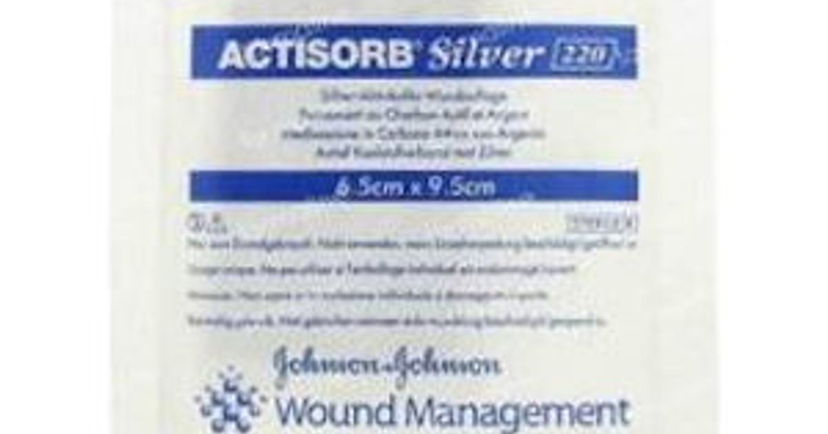 ACTISORB CHARC+SILVER 6.5x9.5cm main image 0