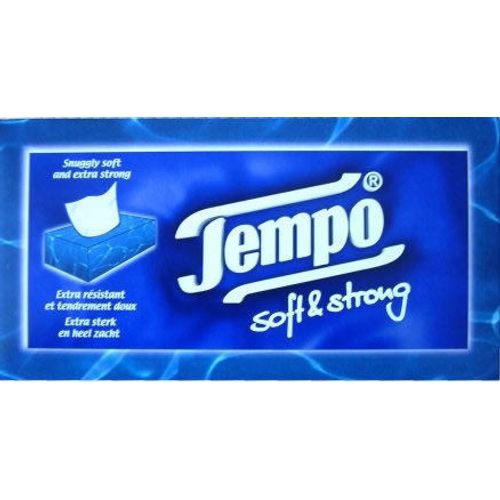 Tempo Tissue Single Box Soft & Strong Pack of 80