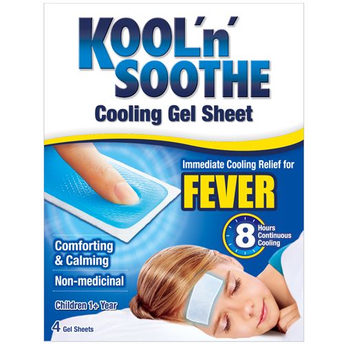 Kool 'n' Soothe Cooling Strip Sachets Kids Pack of 4