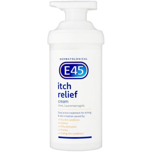 E45 Itch Relief Cream Pump Dispenser 500g