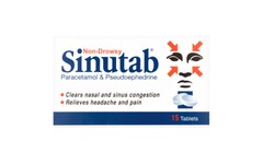 Sinutab Tablets Non-drowsy Pack of 15