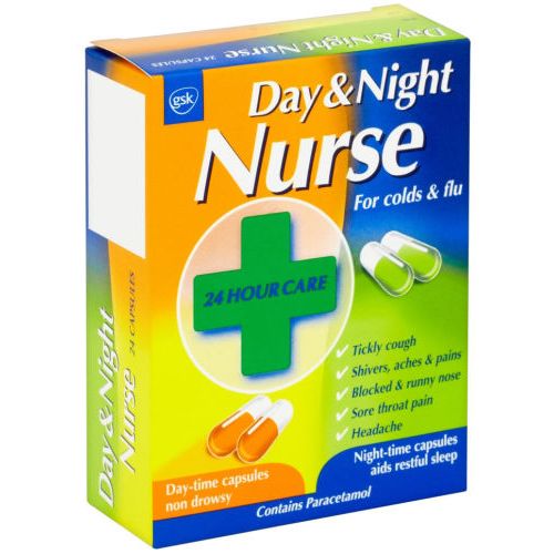 Day & Night Nurse Capsules Pack of 24