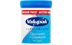 Valupak Glucosamine & Chondroitin Tablets 400/100mg Pack of 90
