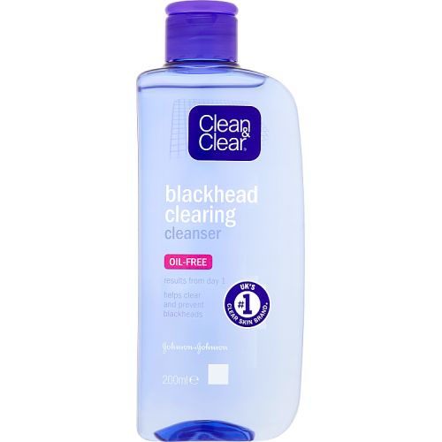 Clean & Clear Face Care Blackhead Clearing Cleanser 200ml