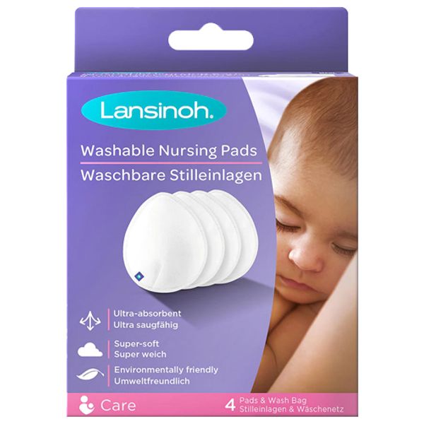 Lansinoh Washable Nursing Pads Pack of 4
