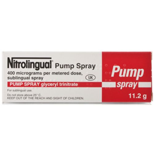 Nitrolingual Pump Spray 400mcg 200 Dose