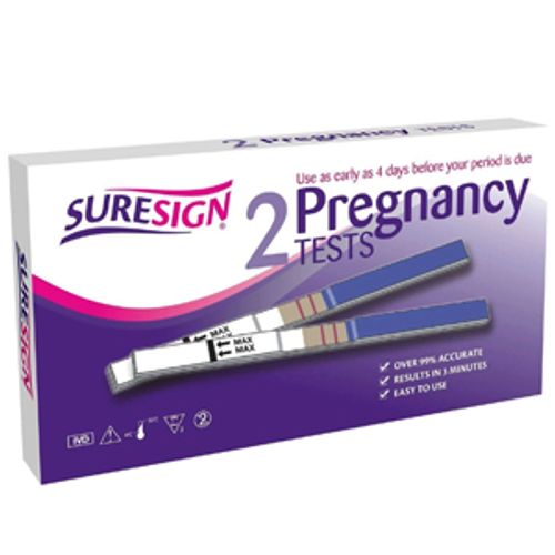 Suresign Pregnancy Test Strips Pack of 2