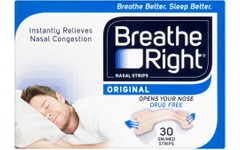 Breathe Right Nasal Strips Small/Medium Original Pack of 30 x 2