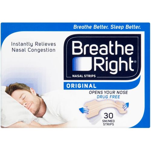 Breathe Right Nasal Strips Small/Medium Original Pack of 30 x 3