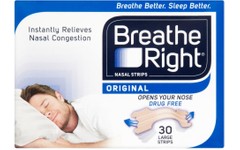 Breathe Right Nasal Strips Large Original Pack of 30 x 6