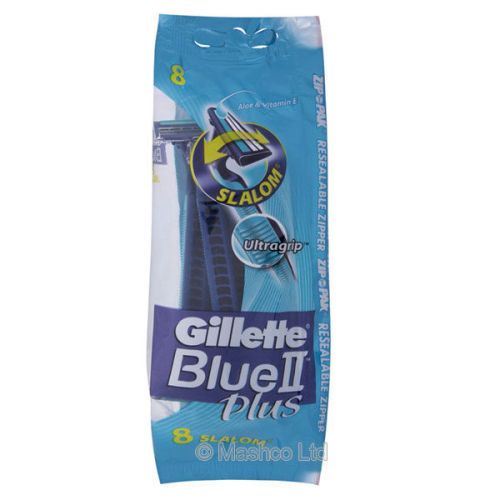 Gillette Blue Ii Plus Slalom Pack of 8