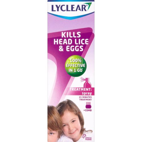 Lyclear Spray 100ml and Comb