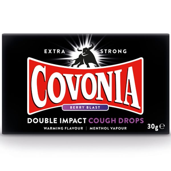 Covonia Double Impact Lozenges Berry Blast 30g