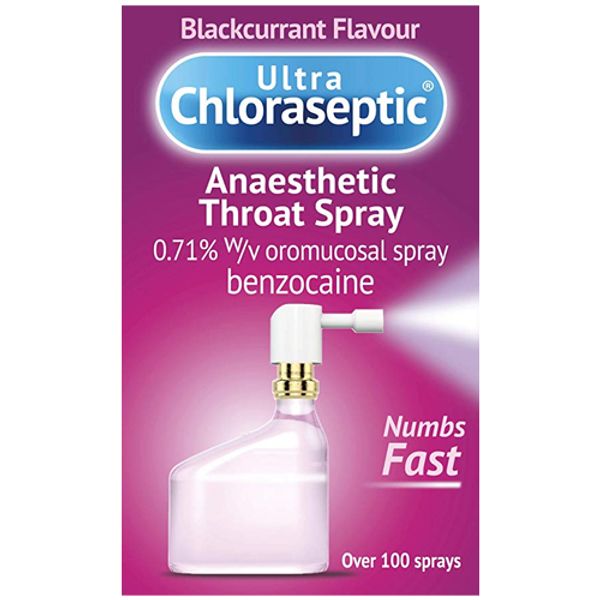 Ultra Chloraseptic Anaesthetic Throat Spray Blackcurrant 15ml