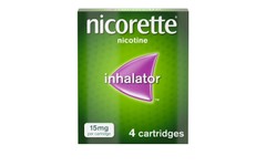 Nicorette® 15mg Inhalator Nicotine 4 Cartridges (Stop Smoking Aid)