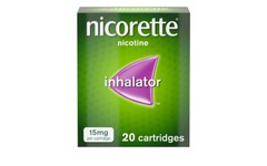 Nicorette® 15mg Inhalator Nicotine 20 Cartridges (Stop Smoking Aid)