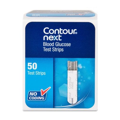 Contour Next Blood Glucose Test Strips Pack of 50