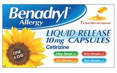Benadryl Allergy Liquid Release 10mg Pack of 7