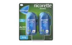 Nicorette® Cools 4mg Lozenge Nicotine Icy Mint 4 x 20 Lozenges (Stop Smoking Aid)