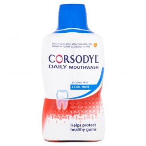 Corsodyl Daily Coolmint Mouthwash Alcohol Free 500ml