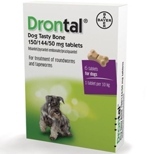 Drontal Bone Shaped Tablets Pack of 6