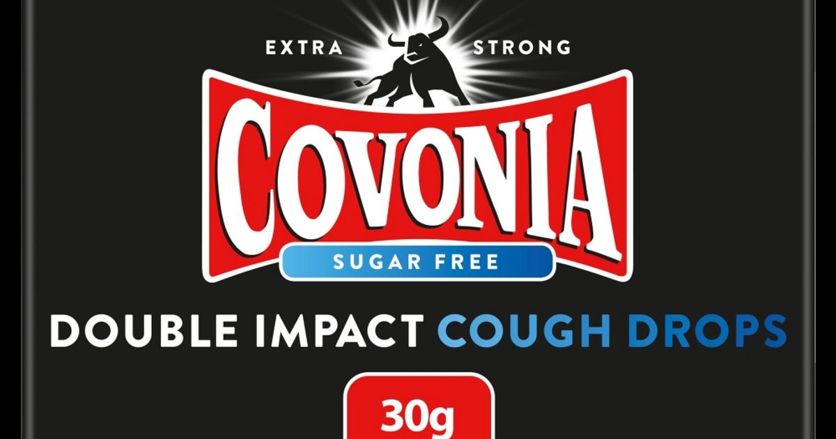 Covonia Sugar Free Double Impact Lozenges Strong Original 30g