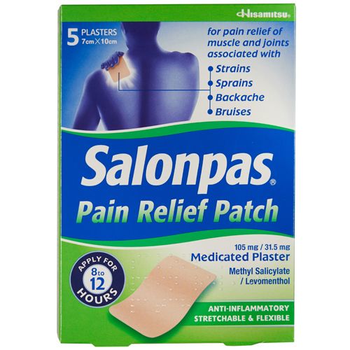 Salonpas Pain Relief Patches  Pack of 5