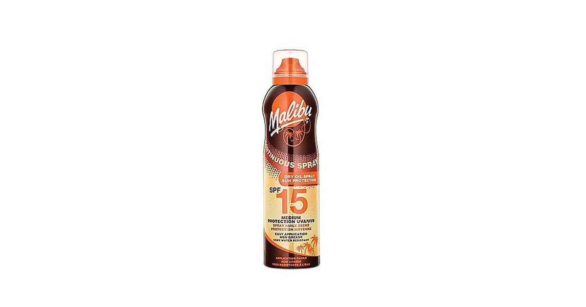 Malibu Continuous Dry Oil Spray SPF15 175ml
