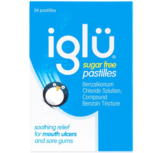 Iglu Sugar Free Pastilles for Mouth Ulcers Pack of 24