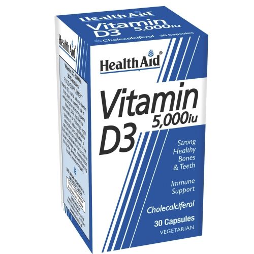 HealthAid Vitamin D3 5,000iu Capsules Pack of 30